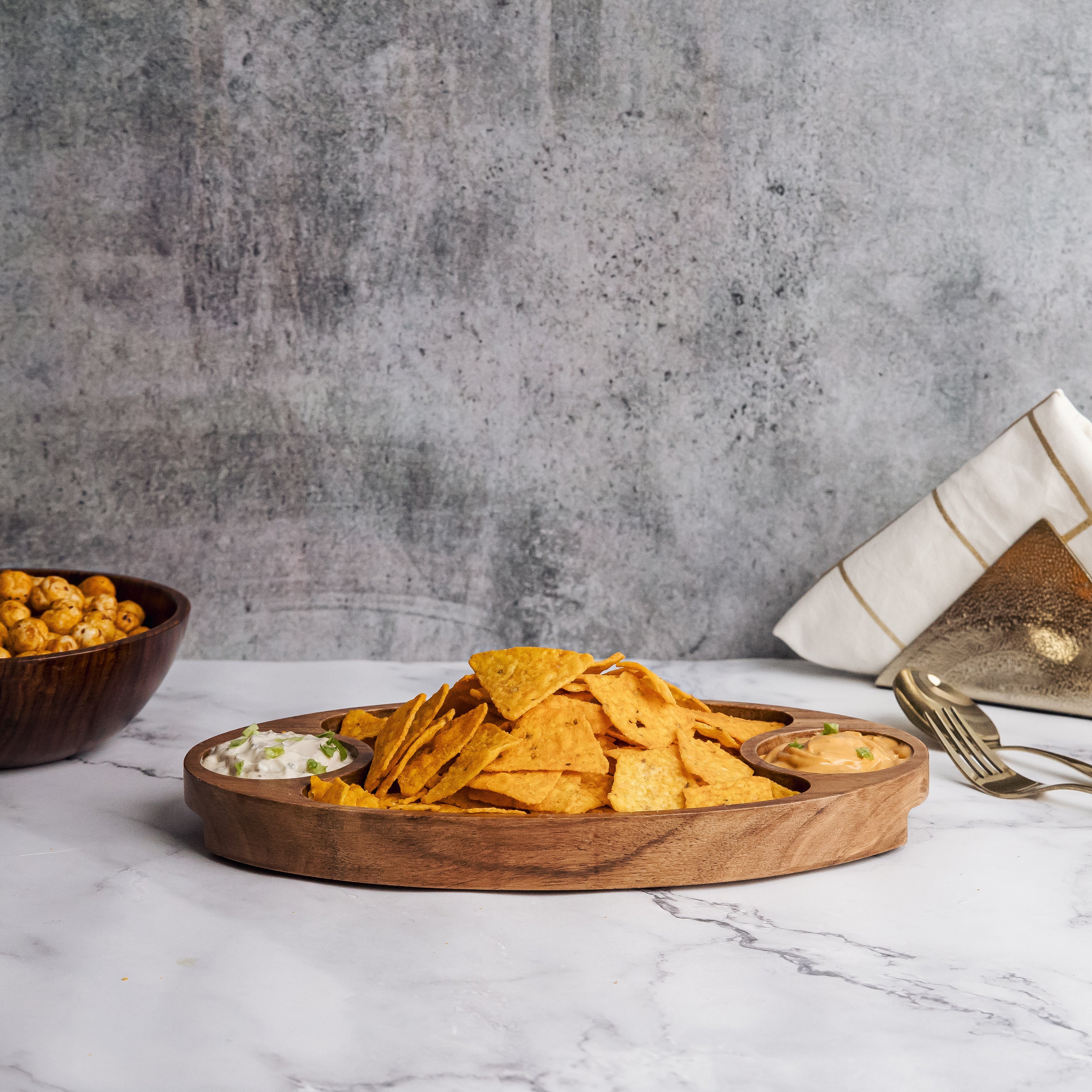 Domino Platter in Acacia Wood - Our Better Planet