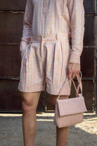 Double Knife Pleat Bermudas - Our Better Planet