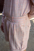 Double Knife Pleat Bermudas - Our Better Planet