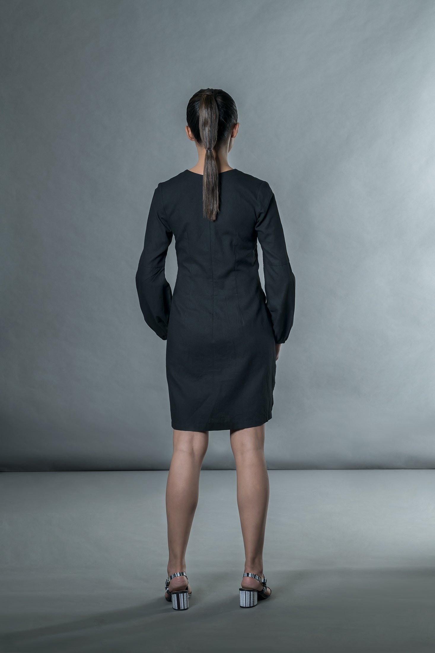 Dress With Wave Pleats - Our Better Planet