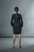 Dress With Wave Pleats - Our Better Planet