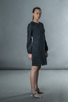 Dress With Wave Pleats - Our Better Planet