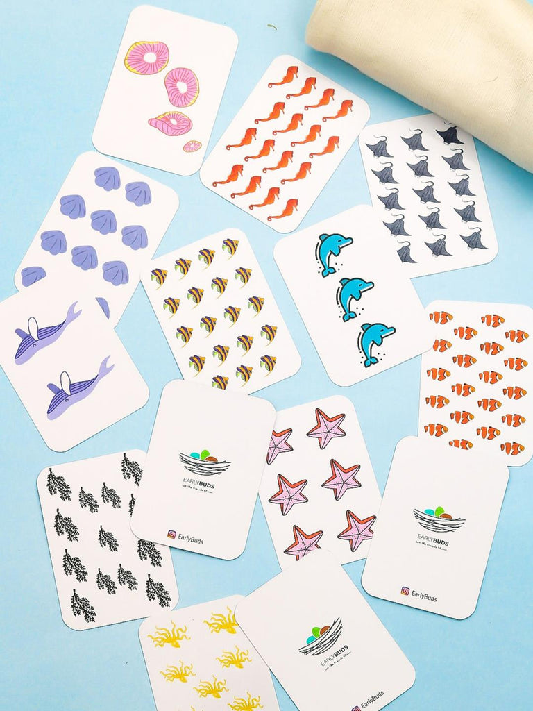 Earlybuds Number Ocean Flashcards - Our Better Planet