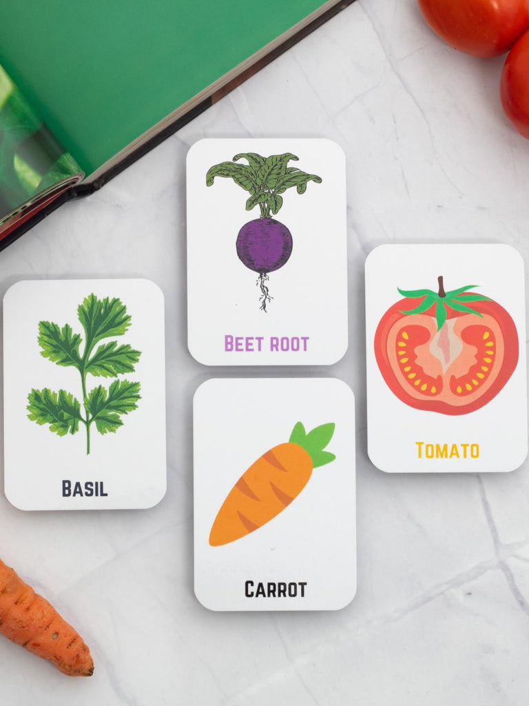 Earlybuds Vegetables Flashcards - Our Better Planet