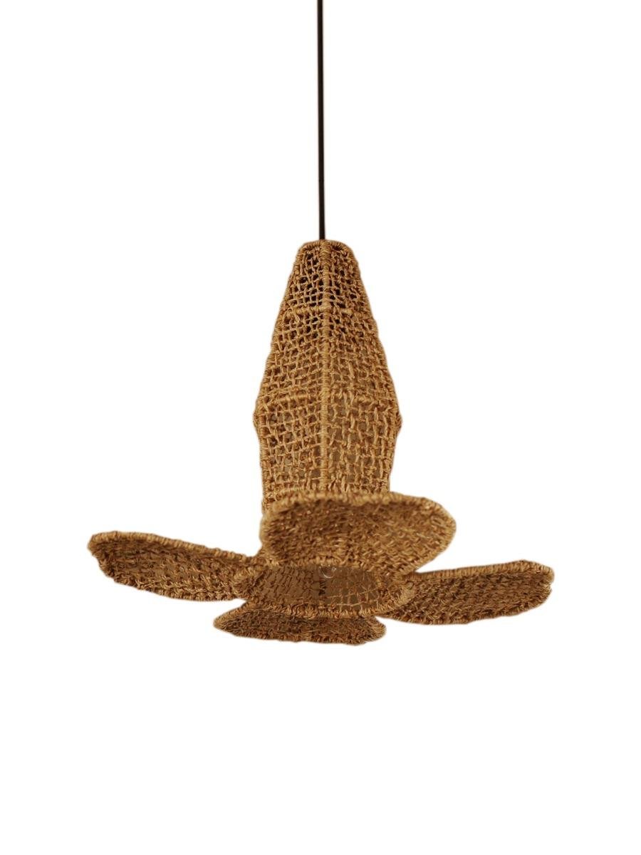 Earth Heart KOLAMBI BANANA FIBER PENDANT LAMP (SMALL) - Our Better Planet