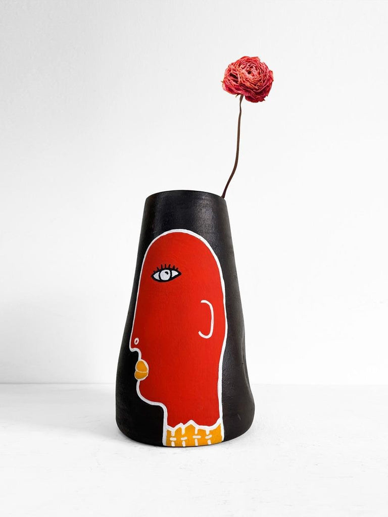 Earth Heart Noa Red Vase - Our Better Planet