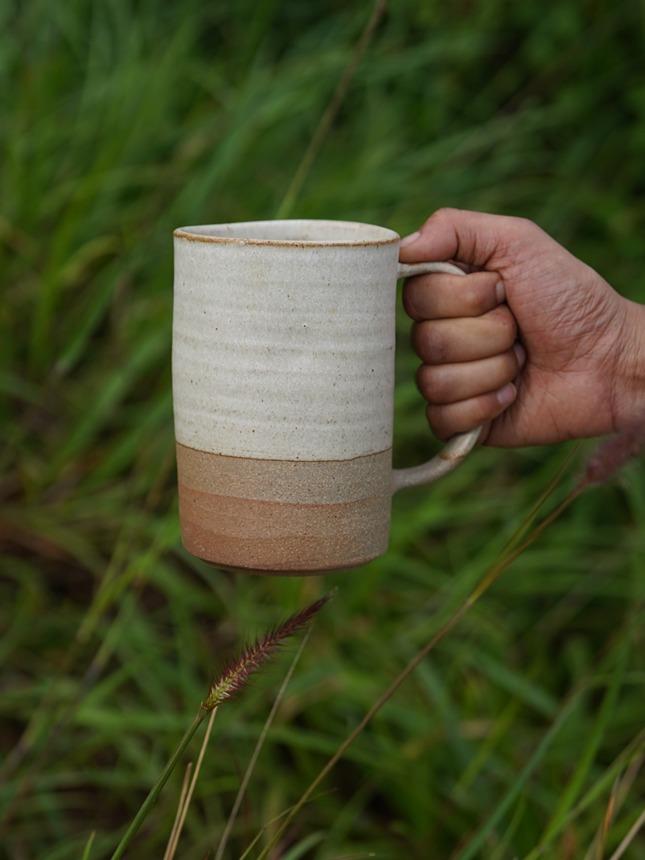 Earth Heart OCEAN SAND PINT MUG - Our Better Planet