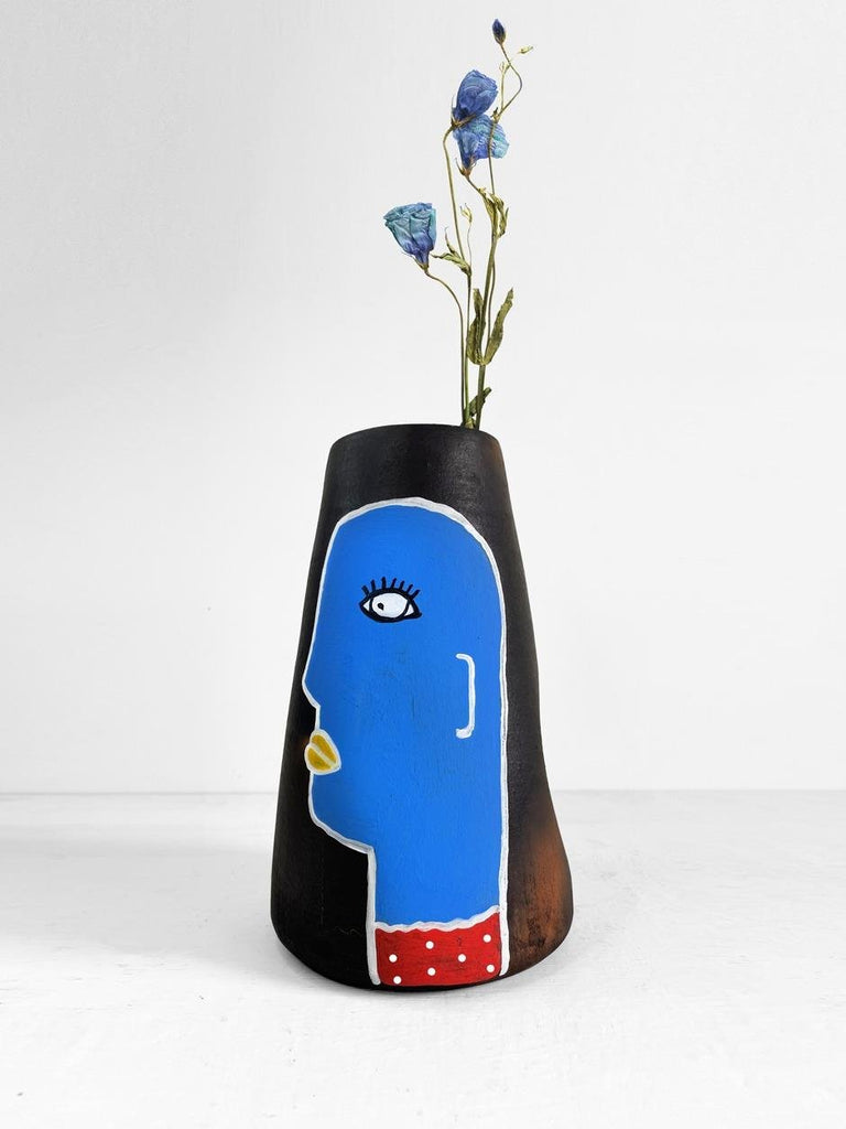 Earth Heart Sage Blue Vase - Our Better Planet