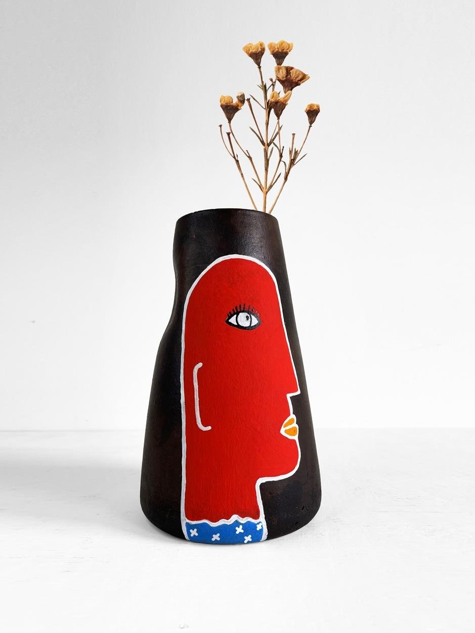 Earth Heart Sage Red Vase - Our Better Planet