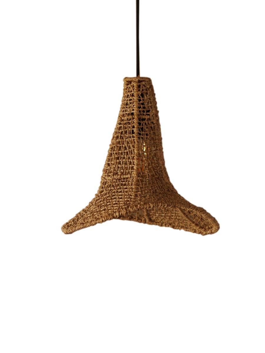 Earth Heart THIRUTHALI BANANA FIBER PENDANT LAMP (MEDIUM) - Our Better Planet