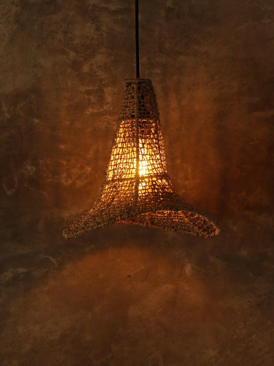 Earth Heart Thiruthali Banana Fiber Pendant lamp S - Our Better Planet