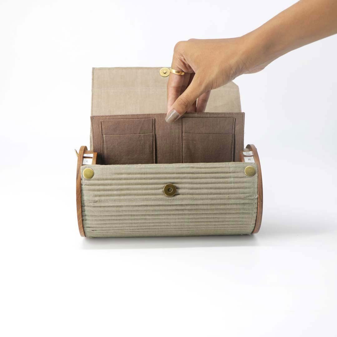 Earthen Hue Round Clutch - Changeable Sleeve Set - Our Better Planet