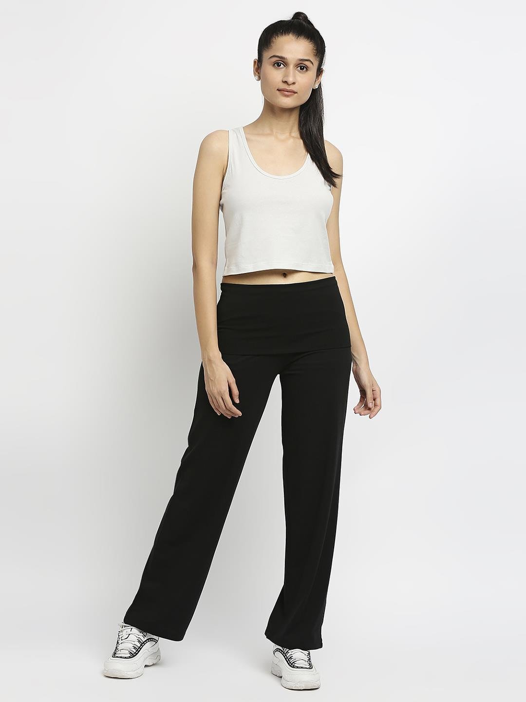 Effy Crop Top In Neutral Solid - Our Better Planet