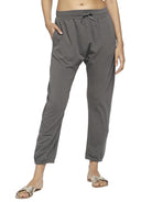 Effy Drop Crotch Pant In Grey Glitter - Our Better Planet
