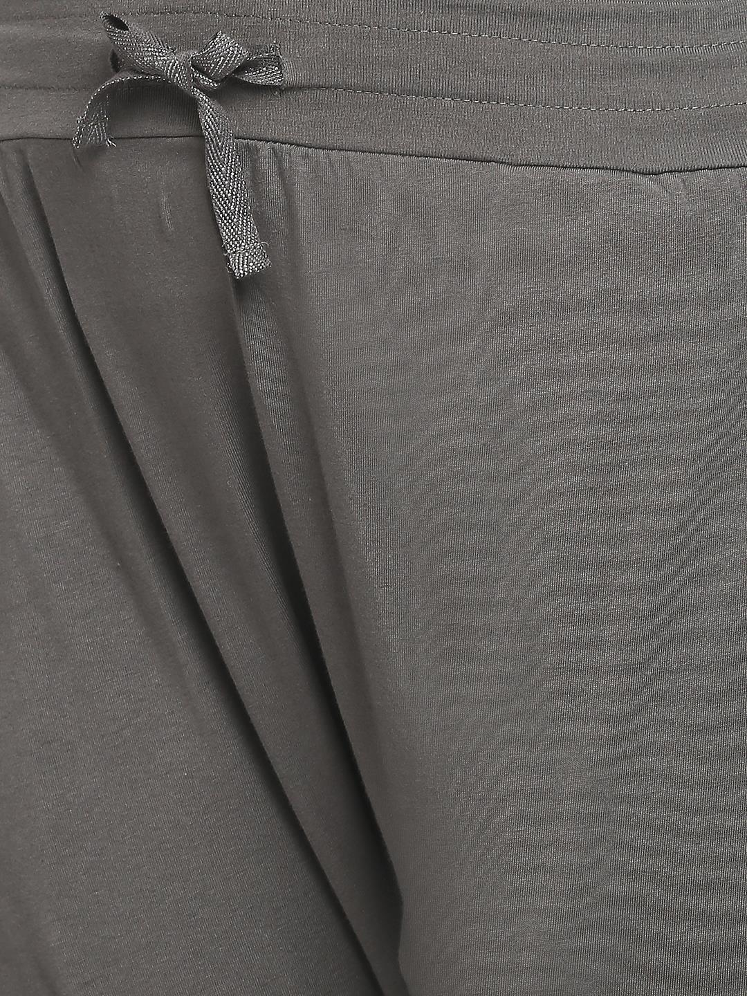 Effy Drop Crotch Pant In Grey Solid - Our Better Planet