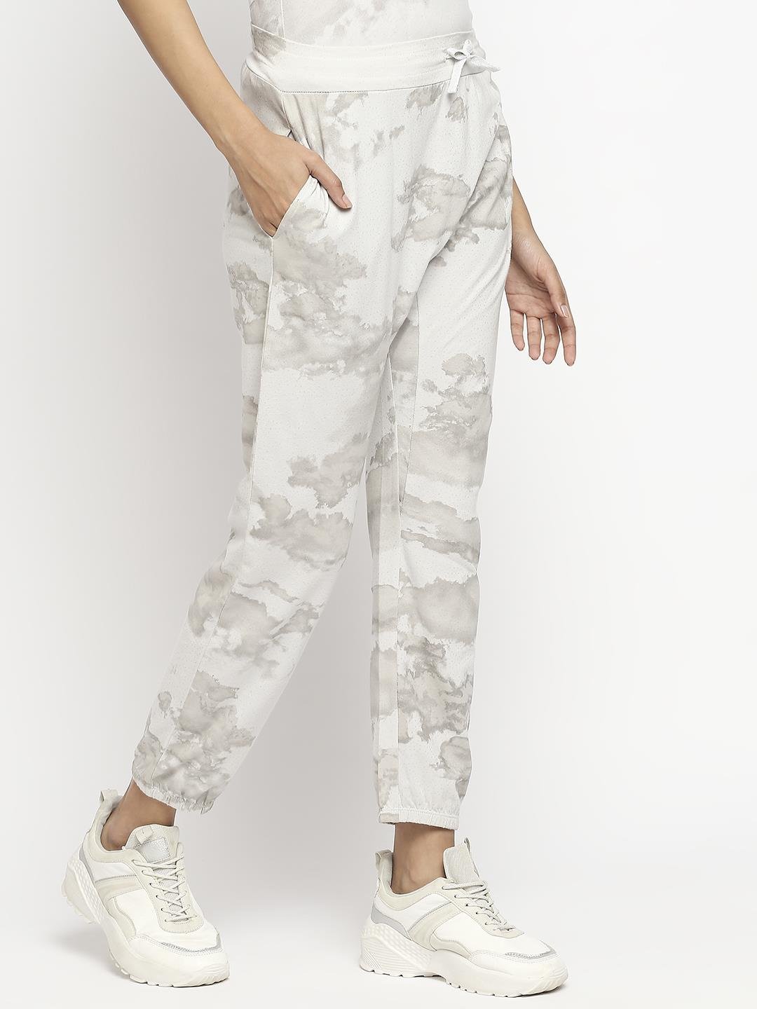 Effy Drop Crotch Pant In Neutral Cloud Glitter - Our Better Planet