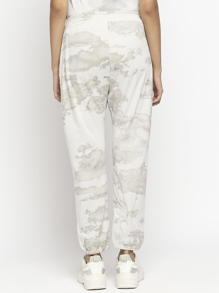 Effy Drop Crotch Pant In Neutral Cloud Glitter - Our Better Planet