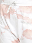 Effy Drop Crotch Pant In White Cloud Glitter - Our Better Planet