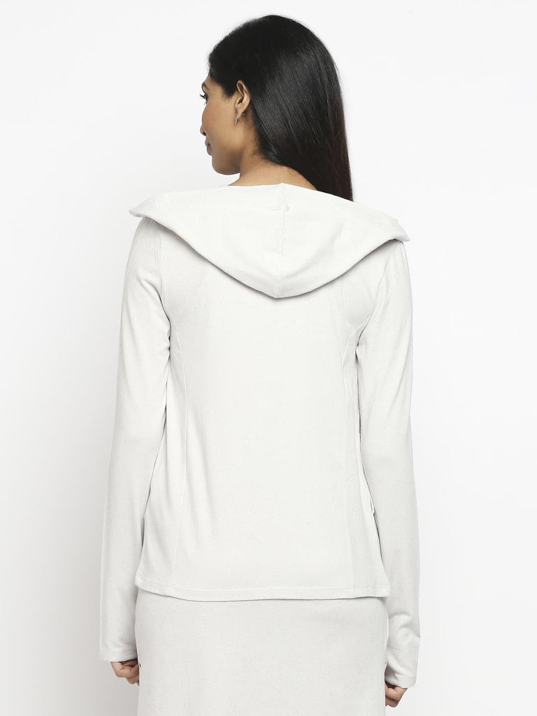 Effy Hoodie in neutral glitter - Our Better Planet