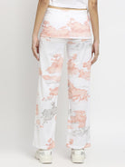 Effy Roll Top Pant In White Cloud Glitter - Our Better Planet