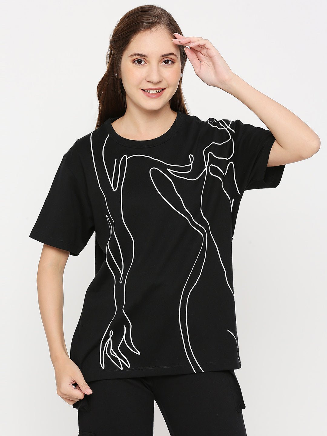 Effy Wavy girls torso in black - Our Better Planet