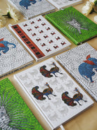 Ekibeki Ekibeki Chitrakathi Mayur Journal 1Pcs Notebook White - Our Better Planet