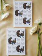 Ekibeki Ekibeki Chitrakathi Mayur Journal 1Pcs Notebook White - Our Better Planet