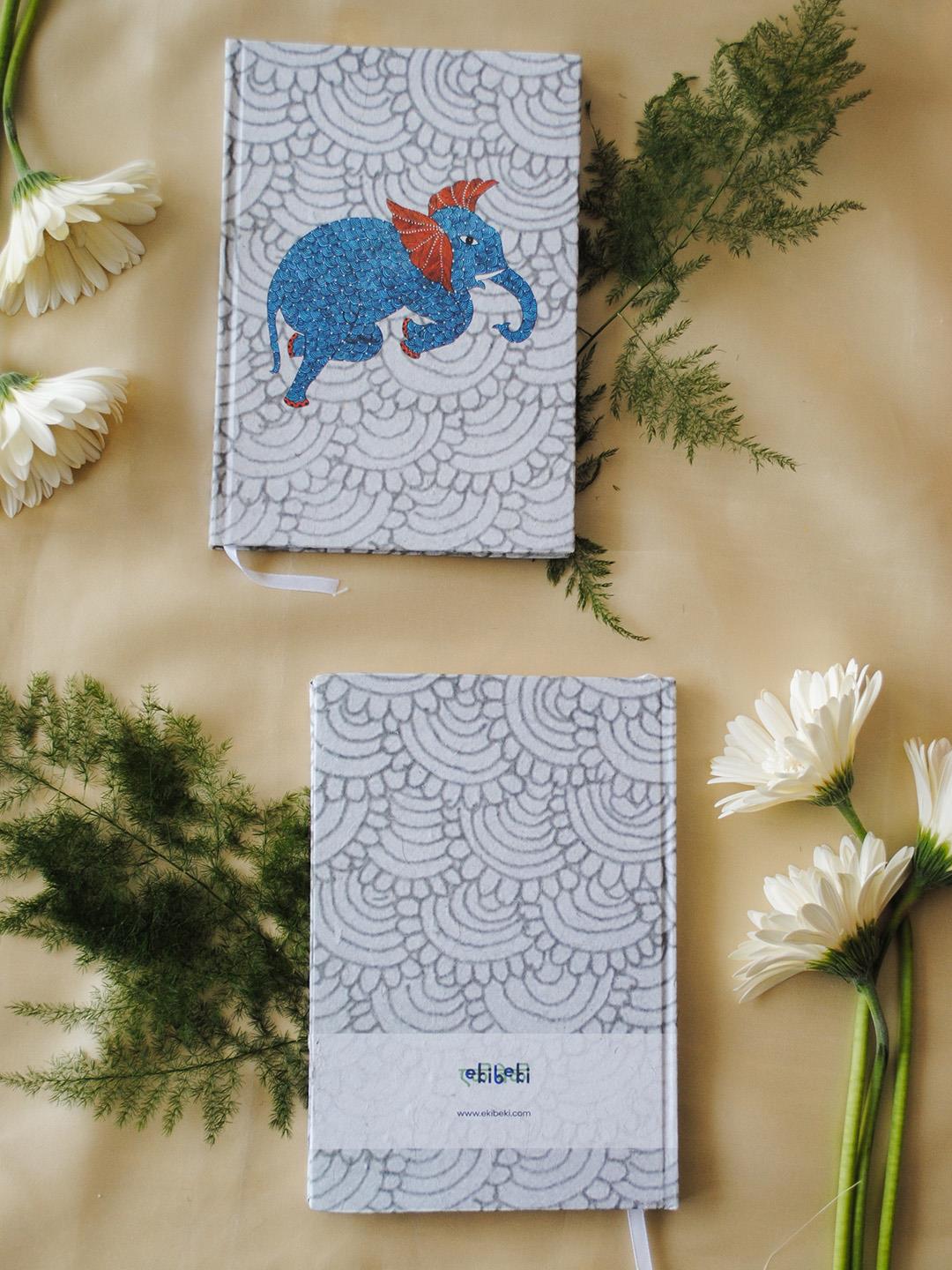 Ekibeki Ekibeki Gond Gajoba Journal 1Pcs Notebook White - Our Better Planet