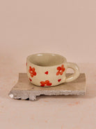 Floral Hand-painted Ceramic Coffee / Tea Cup - TOH - Our Better Planet