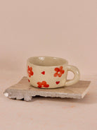 Floral Hand-painted Ceramic Coffee / Tea Cup - TOH - Our Better Planet