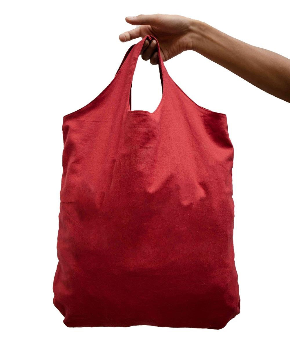 Folk Foldable Cotton Tote Bag With Pouch - Our Better Planet