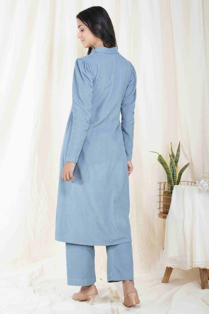 Frost Blue Snowdrop Coat - Our Better Planet