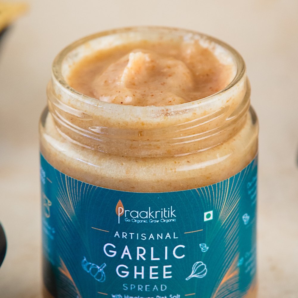 Garlic Ghee Spread With Himalayan Pink Salt 200 ml - Our Better Planet