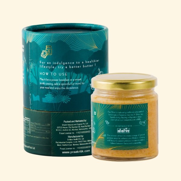 Garlic Ghee Spread With Himalayan Pink Salt 200 ml - Our Better Planet