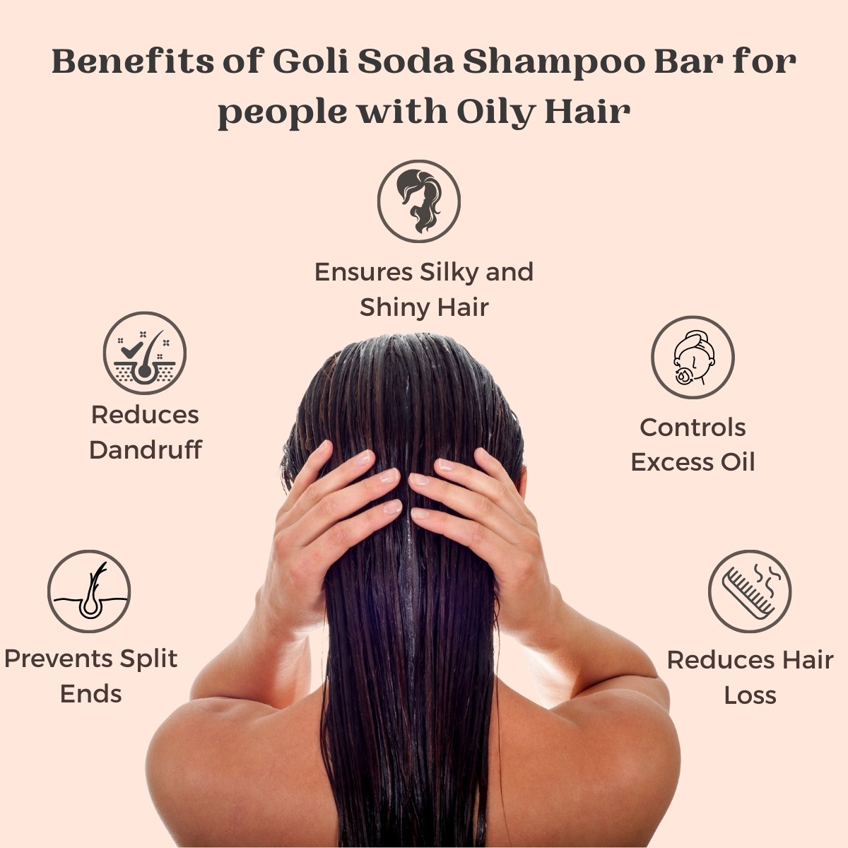 Goli Soda All Natural Probiotics Shampoo Bar for Oily Hair - 90 g - Our Better Planet