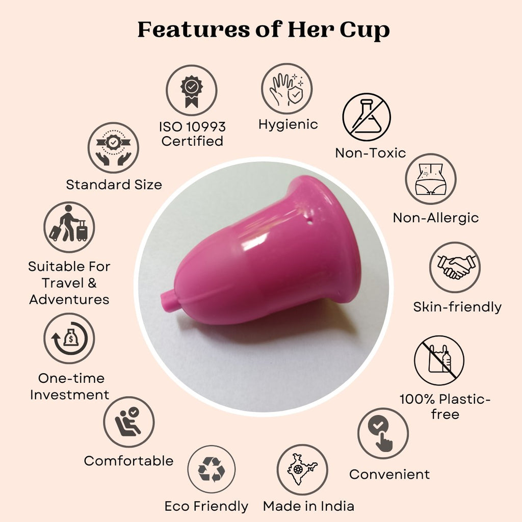 Goli Soda Her Cup Reusable Menstrual Cup for Women - Our Better Planet