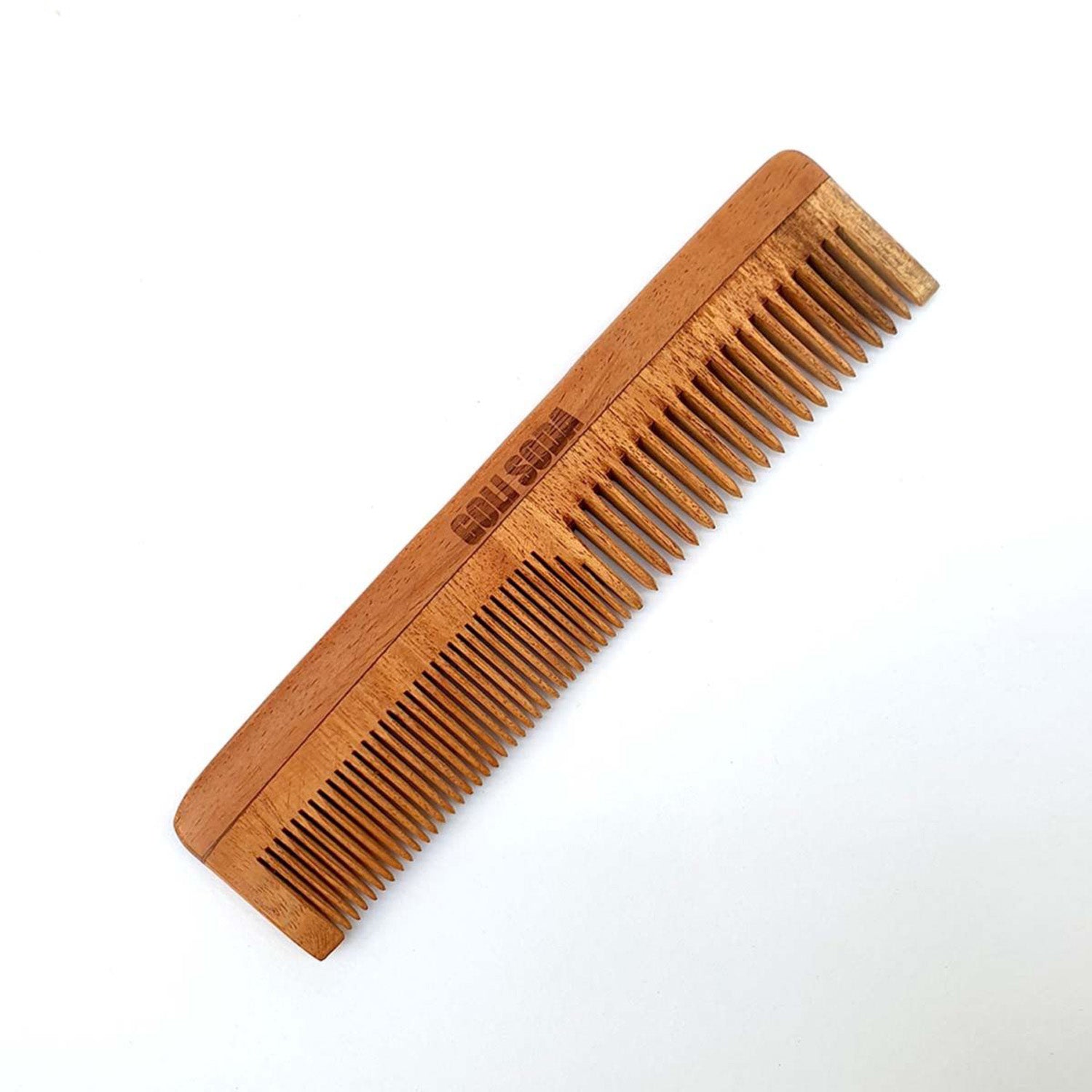 Goli Soda Neem Wood Comb - Double Tooth - Our Better Planet