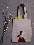 Handcrafted Jute Applique Bags /A65 - Our Better Planet