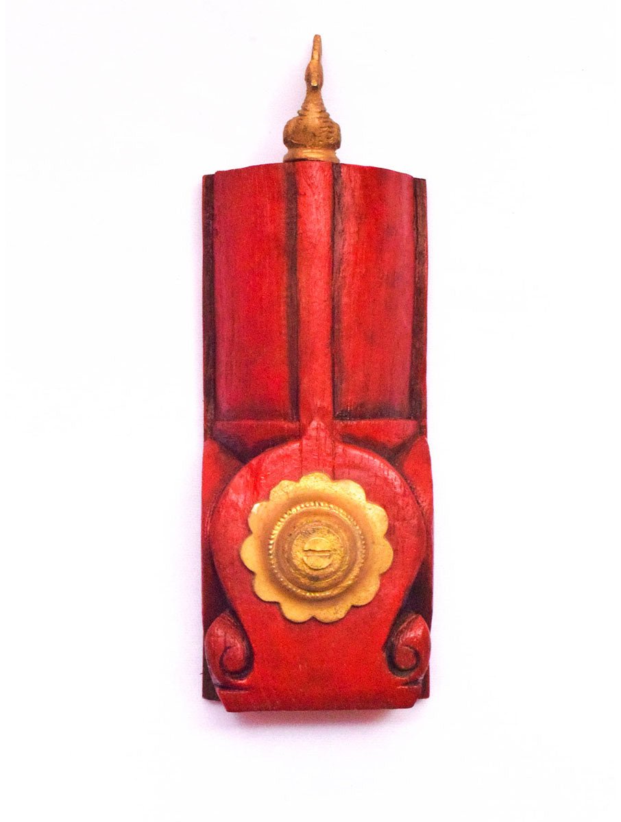 HANDPAINT VINTAGE WOODEN WALLART WITH BRASS ORNAMENT - Our Better Planet