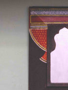 HANDPAINTED PALACE ARCH MINIATURE MIRROR WITH VINTAGE WOODEN FRAME - Our Better Planet