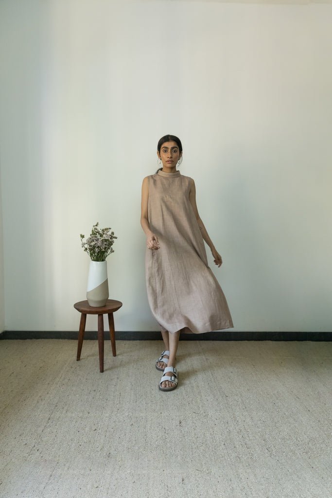 High-neck A-line Dress - Our Better Planet