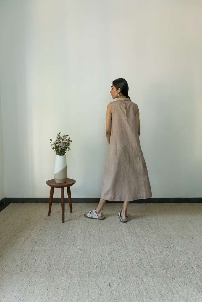 High-neck A-line Dress - Our Better Planet