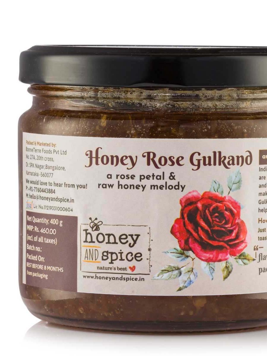 Honey and Spice Honey Rose Gulkhand 400g - Our Better Planet