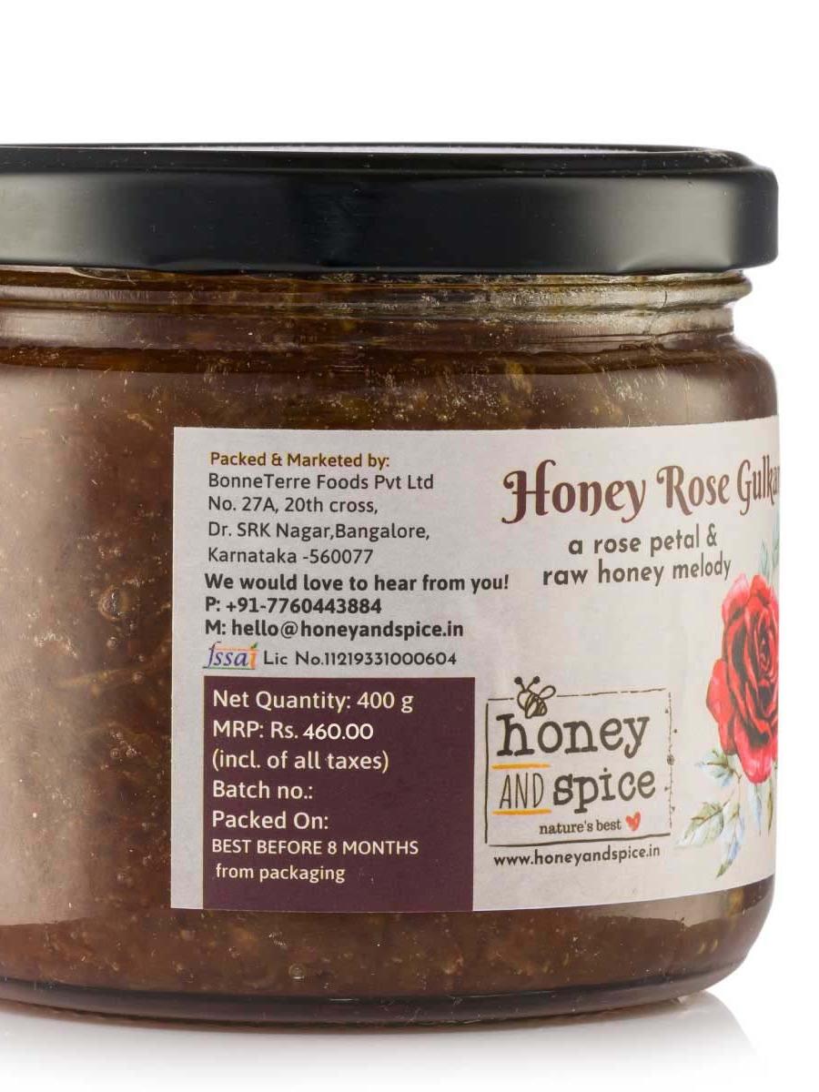 Honey and Spice Honey Rose Gulkhand 400g - Our Better Planet