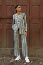 Inverted Pleat Pants - Our Better Planet