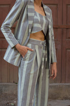 Inverted Pleat Pants - Our Better Planet